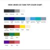 tank top color chart - Cavalier King Charles Spaniel Gifts