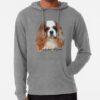 ssrcolightweight hoodiemensgrey lightweight hoodiefrontsquare productx1000 bgf8f8f8 - Cavalier King Charles Spaniel Gifts