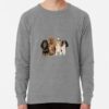 ssrcolightweight sweatshirtmensheather grey lightweight raglan sweatshirtfrontsquare productx1000 bgf8f8f8 5 - Cavalier King Charles Spaniel Gifts