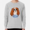 ssrcolightweight sweatshirtmensheather greyfrontsquare productx1000 bgf8f8f8 14 - Cavalier King Charles Spaniel Gifts