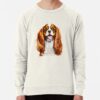 ssrcolightweight sweatshirtmensoatmeal heatherfrontsquare productx1000 bgf8f8f8 16 - Cavalier King Charles Spaniel Gifts