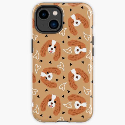 Cute Cavalier King Charles Spaniel Emoji Iphone Case