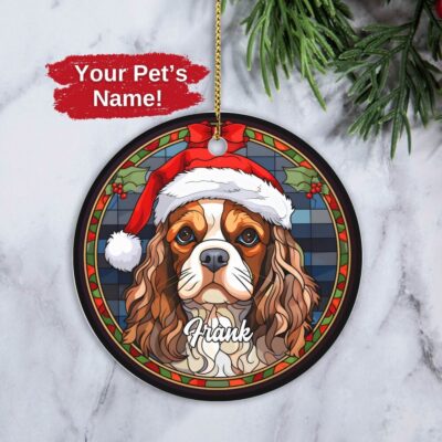 Custom Cavalier King Charles Spaniel Ornament