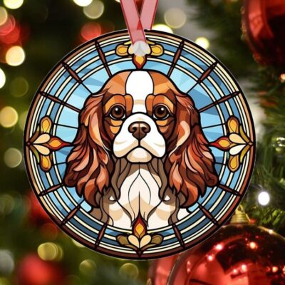 King Charles Spaniel Christmas Ornament