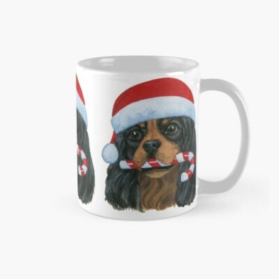 Christmas Cavalier King Charles Spaniel Black And Tan Mug