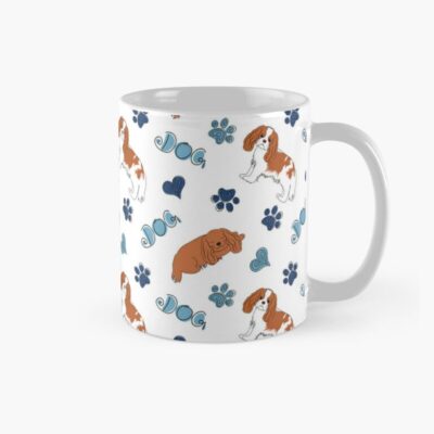 Cavalier King Charles Spaniel Dog Blenheim And Ruby Mug