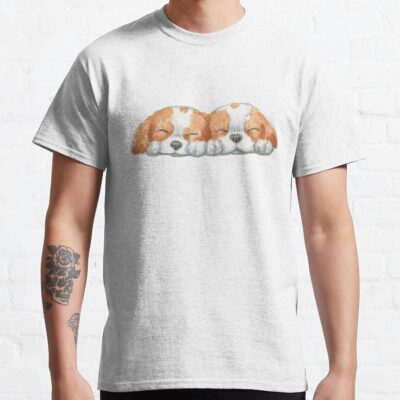 Cavalier King Charles Spaniel – Blenheim Couple T-Shirt