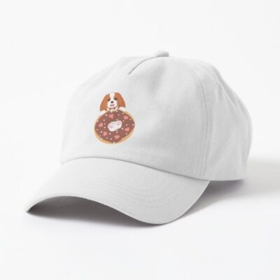 Love Cavalier King Charles Spaniel And Donut Cap